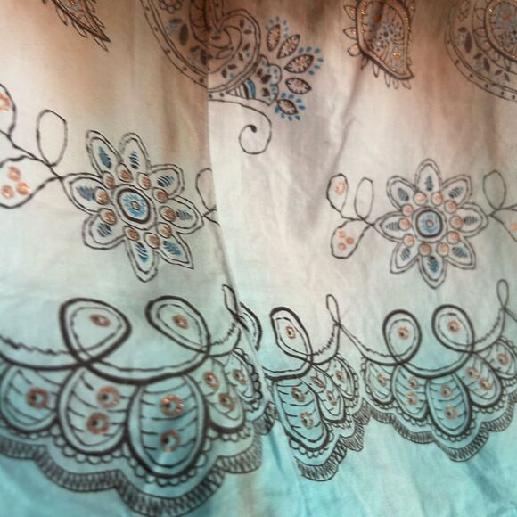 Brown and Cream Knee-Length Skater Skirt Size 11 - Picture 16 of 16